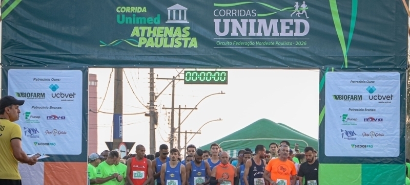 Corrida Unimed Athenas Paulista reúne mais de 800 corredores e se consolida como a maior da história de Jaboticabal